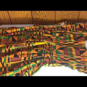 African handmade print dress